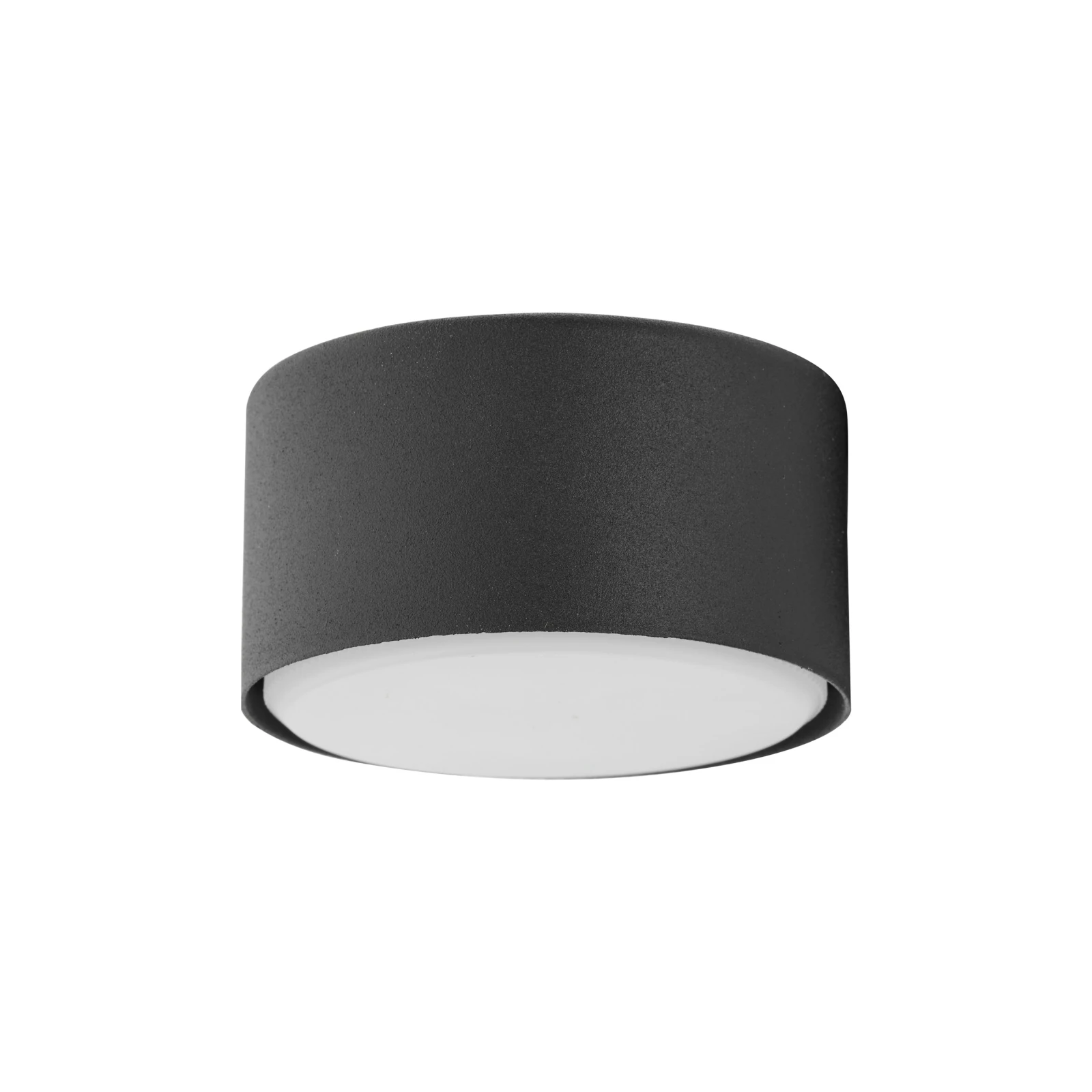 Ceiling light 8 cm – round, black, GX53 fitting