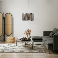 HARMONY NATURE pakabinamas šviestuvas E27 su džiuto gaubtu - Nuotrauka 1