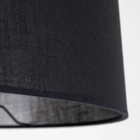 Floor lamp E27 – black, tripod, pine base - Image 5