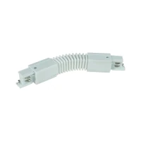Three-circuit track flexible connector 24.5 cm – white, IP20 - Image 1