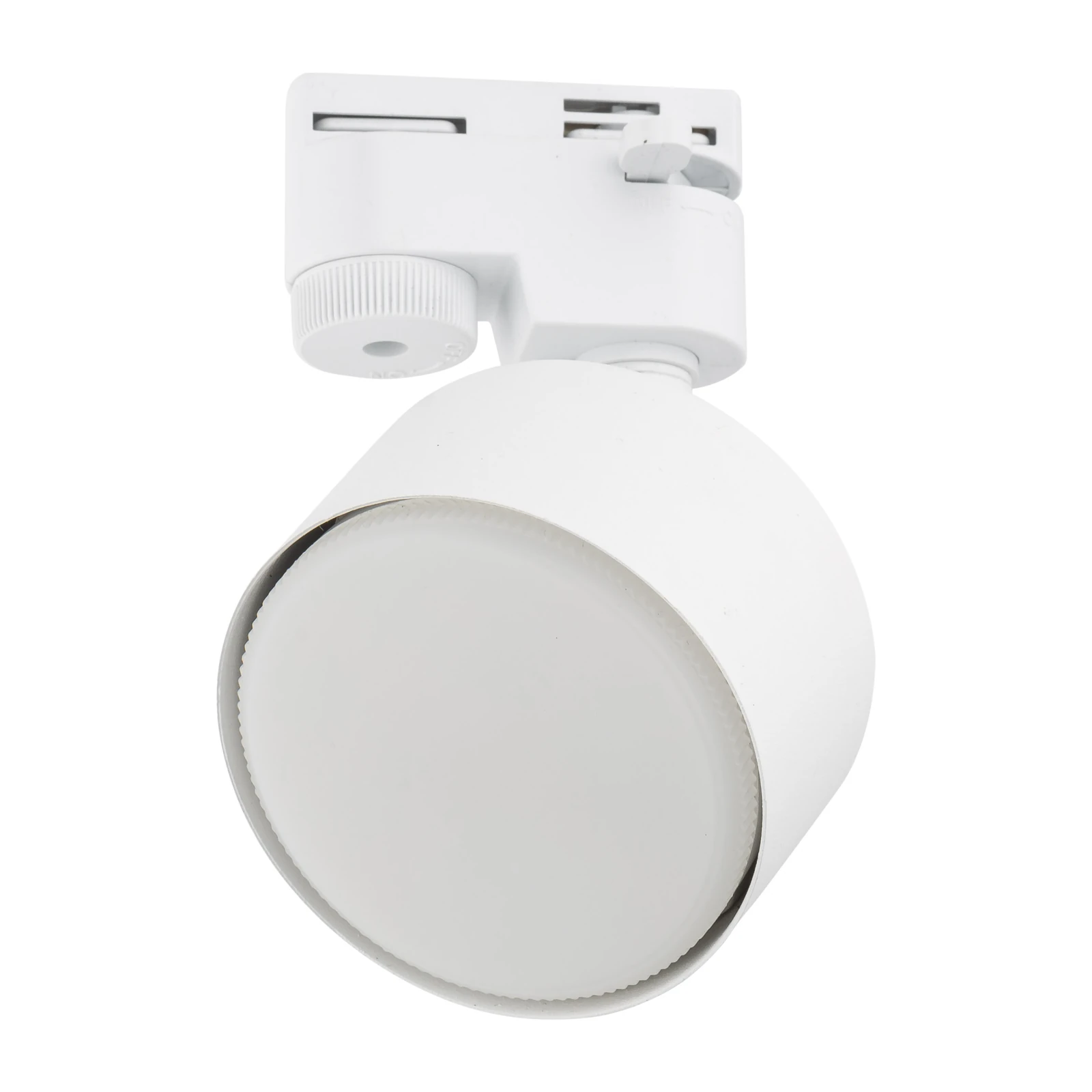 GX53 track spotlight – round, white, adjustable angle