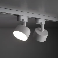 GX53 track spotlight – round, white, adjustable angle - Image 2
