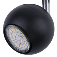 Juodas TRACER bėgelio šviestuvas GU10, 10 W