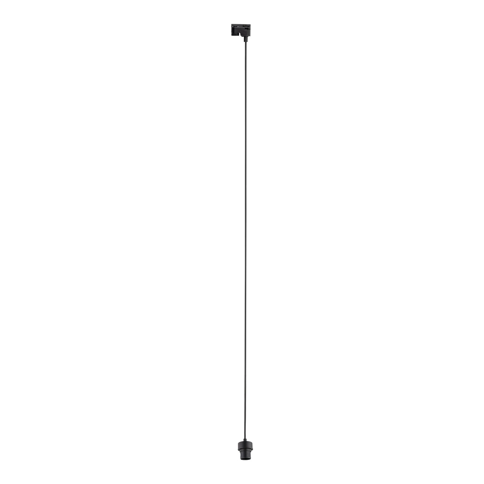 TRACER E27 perkeliamas bėginis pakabinamas šviestuvas, juodas, 150 cm