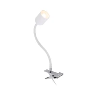 Clip-on GU10 light – cylindrical, white, adjustable angle - Image 6