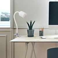 Clip-on GU10 light – cylindrical, white, adjustable angle - Image 3