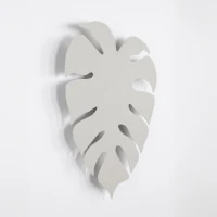 Wall light 4xG9 – monstera leaf shape, beige finish - Image 3