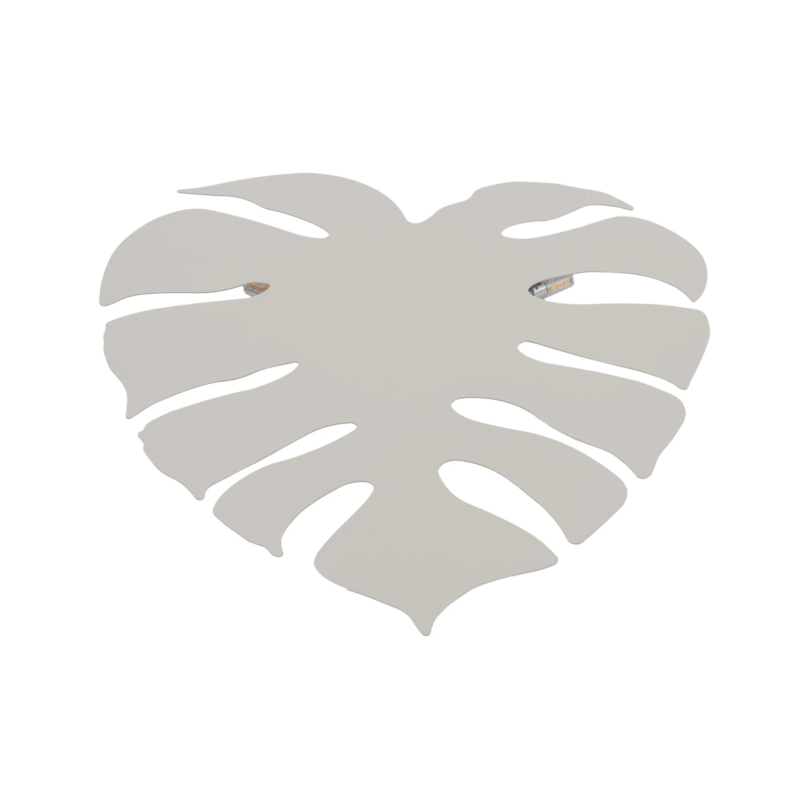 Wall light 4xG9 – monstera leaf shape, beige finish