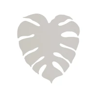 Wall light 4xG9 – monstera leaf shape, beige finish - Image 2