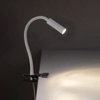 Wall light 8 W – clip-on, white, adjustable direction