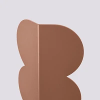Wall lamp 33.6 cm – biscuit silhouette, mocha, soft halo light - Image 5