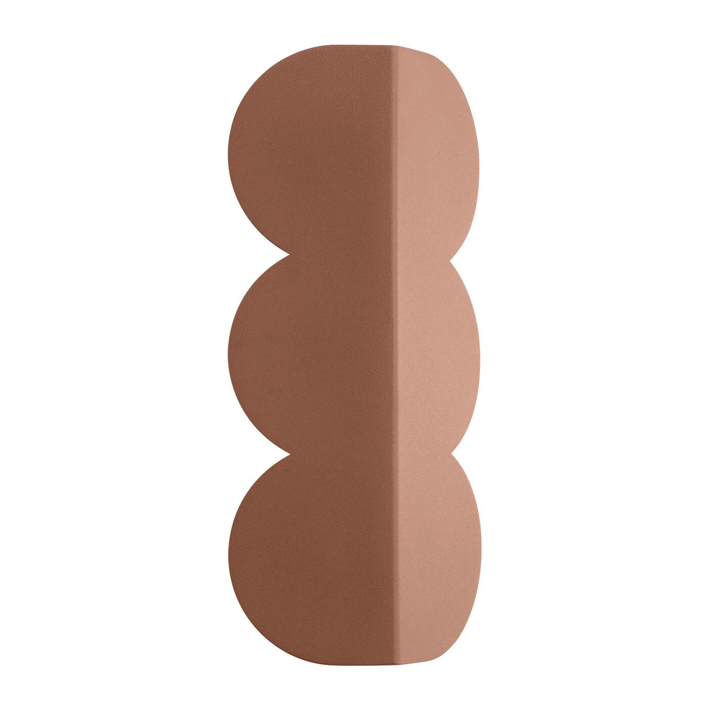 Wall lamp 33.6 cm – biscuit silhouette, mocha, soft halo light