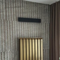 Wall light 2xG9 – rectangular black body, dual wall glow - Image 5