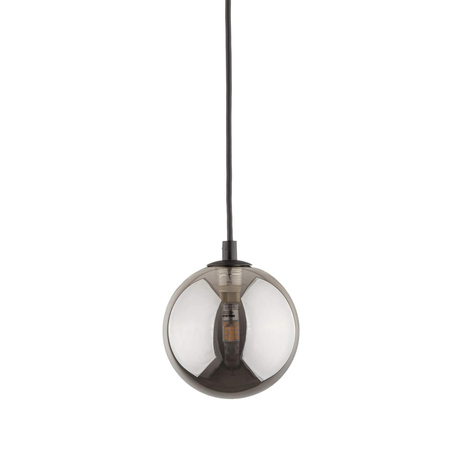 TRACER G9 track pendant – black, graphite glass shade