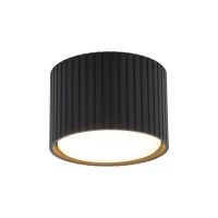 GX53 ceiling downlight 8 W – round, black, warm white - Image 5