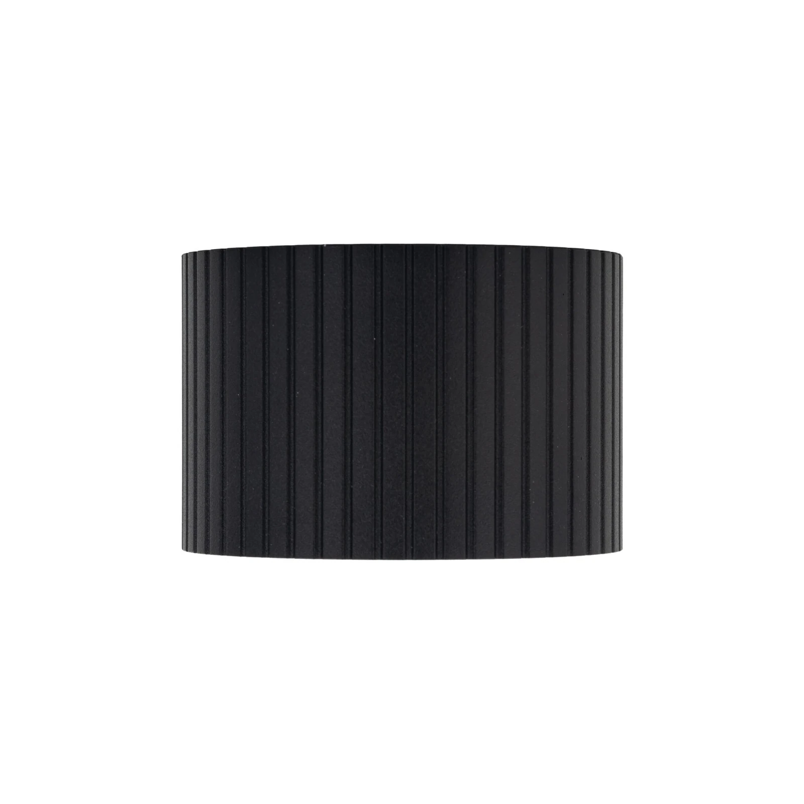 GX53 ceiling downlight 8 W – round, black, warm white