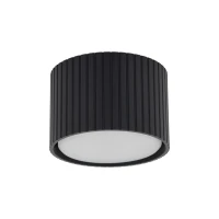 GX53 ceiling downlight 8 W – round, black, warm white - Image 2