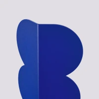 Wall lamp 2x8W – wavy body, ultramarine, G9 - Image 6