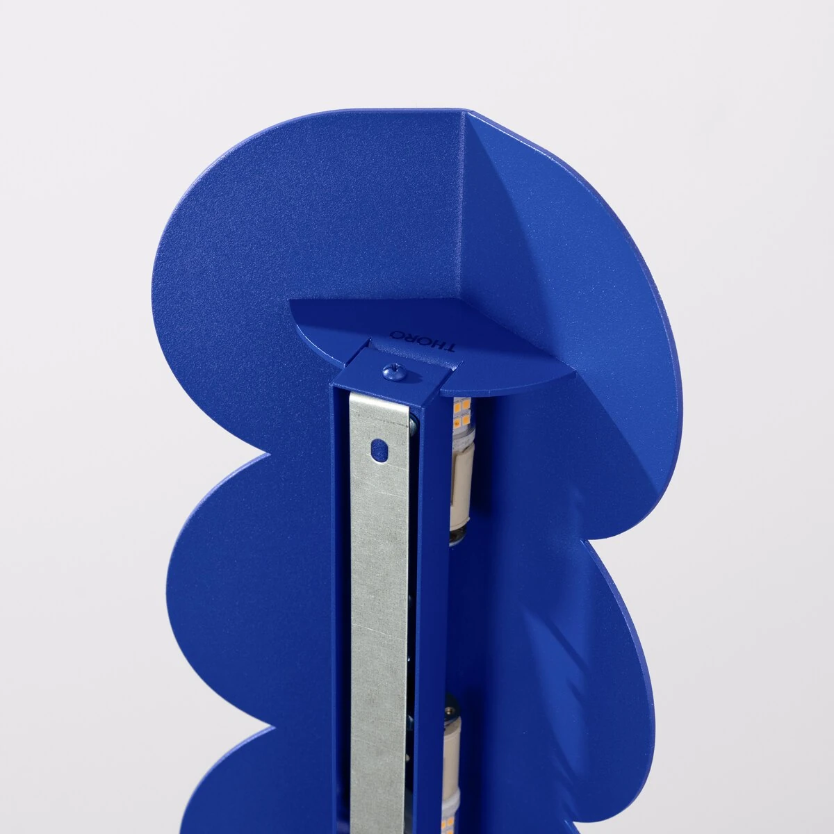 Wall lamp 2x8W – wavy body, ultramarine, G9