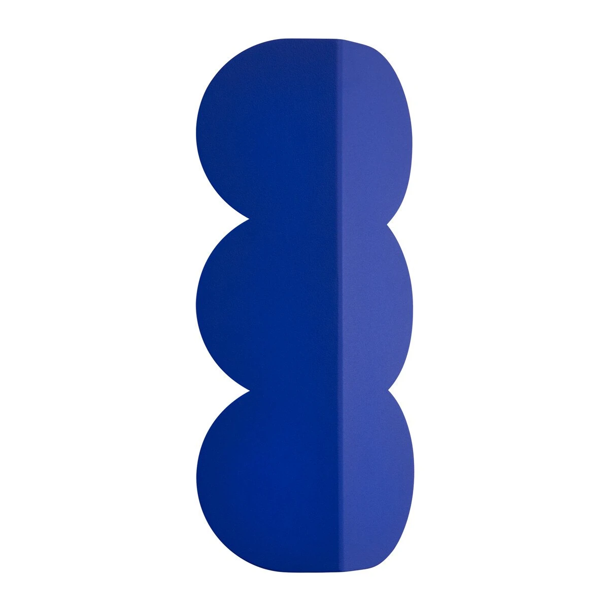 Wall lamp 2x8W – wavy body, ultramarine, G9