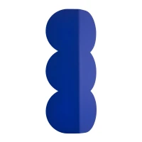 Wall lamp 2x8W – wavy body, ultramarine, G9 - Image 2