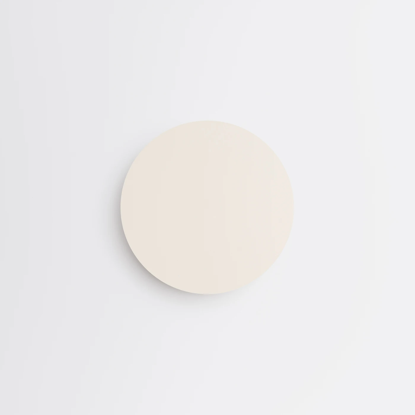 Wall lamp 30 cm – round, beige, warm LED halo