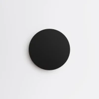 Wall lamp 30 cm/20W – round, black, warm LED glow - Image 4