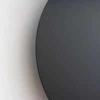 Wall lamp 30 cm/20W – round, black, warm LED glow - Image 6