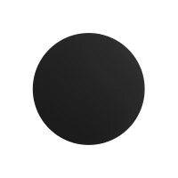 Wall lamp 30 cm/20W – round, black, warm LED glow - Image 2