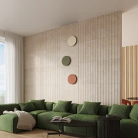 Wall lamp 30 cm / 20W – round, gold, LED halo light - Image 14