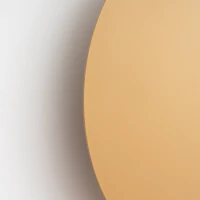 Wall lamp 30 cm / 20W – round, gold, LED halo light - Image 6