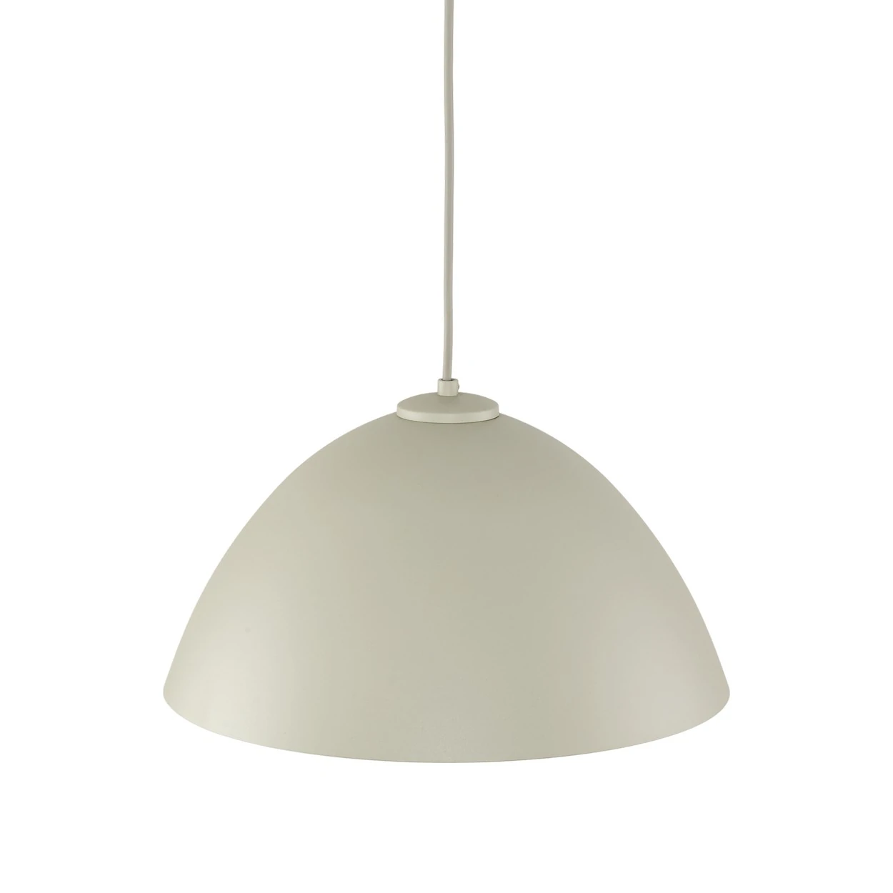 FARO pendant light – beige, single E27 shade
