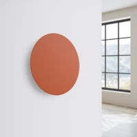 Sieninis šviestuvas 30 cm/20W – apvalus, raudona, šilta LED aureolė - Nuotrauka 3