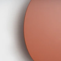 Sieninis šviestuvas 30 cm/20W – apvalus, raudona, šilta LED aureolė - Nuotrauka 7