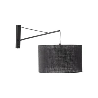 Wall light 15 W – black, E27, with switch - Image 3