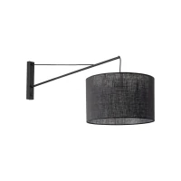 Wall light 15 W – black, E27, with switch - Image 5
