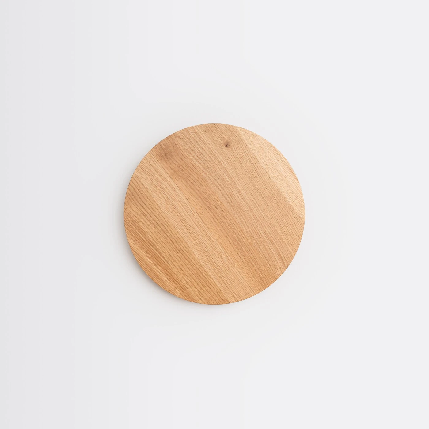 Wall lamp 30 cm / 20W – round, oak, warm LED glow