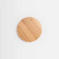 Wall lamp 30 cm / 20W – round, oak, warm LED glow - Image 4