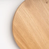 Wall lamp 30 cm / 20W – round, oak, warm LED glow - Image 7