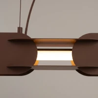 Pakabinamas LED šviestuvas 158 cm – linijinis, smėlio, DALI valdymas - Nuotrauka 4