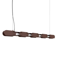 Pakabinamas LED šviestuvas 158 cm – linijinis, smėlio, DALI valdymas - Nuotrauka 2