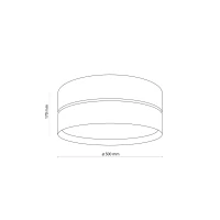 4xE27 ceiling light – round, black, magnetic shade - Image 6