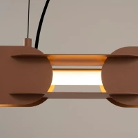 Pakabinamas šviestuvas 158 cm – linijinis, moka, DALI dim - Nuotrauka 4