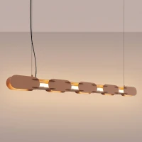 Pakabinamas šviestuvas 158 cm – linijinis, moka, DALI dim - Nuotrauka 1