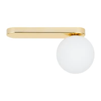Ceiling-wall light G9 – glass globe, gold finish - Image 7
