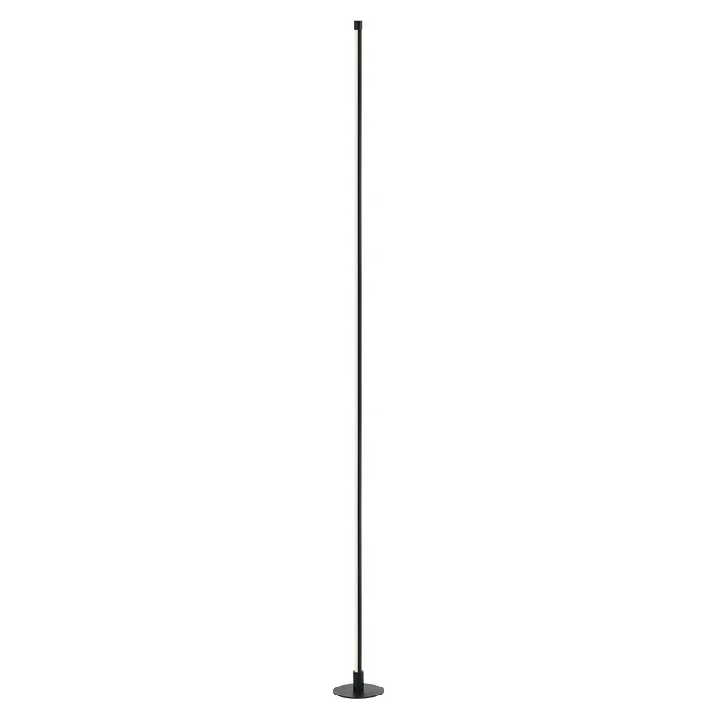 LED Floor Lamp 20W – Linear, Black, Minimalist