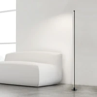 LED Floor Lamp 20W – Linear, Black, Minimalist - Image 1