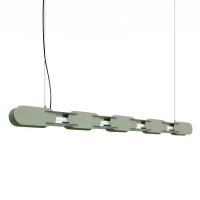 Pakabinamas šviestuvas 158 cm – linijinis, alyvuogių žalias, DALI - Nuotrauka 2