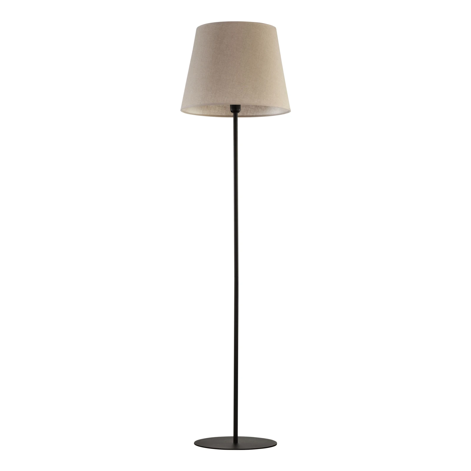 Grindinis šviestuvas E27 su lino gaubtu, 151 cm