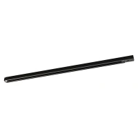 Three-circuit track rail 1 m – linear, black, movable light points
